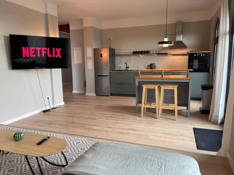 Loft 7 15Min Hbf 2Br Smart Tv Wifi Apartamento Leipzig Exterior foto